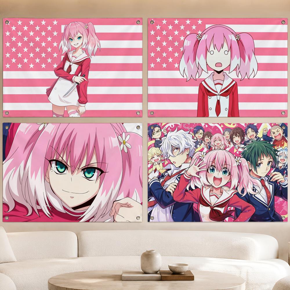 Outdoor Camping Fan - Talentless Nana Flags Fan Banner Tapestry