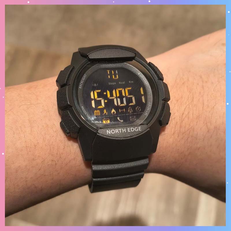Outdoor Camping Zone - North Edge Digital Watch AK Series