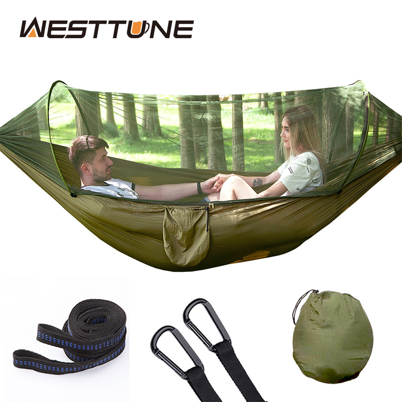 Outdoor Camping Bug Zapper - WESTTUNE Outdoor Camping Hammock with Mosquito