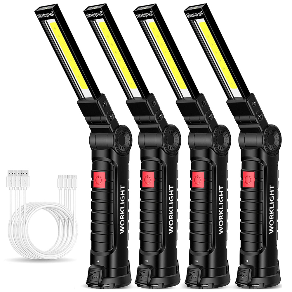 Outdoor Camping Lights - Portable Fold LED Flashlight Strong Magnet