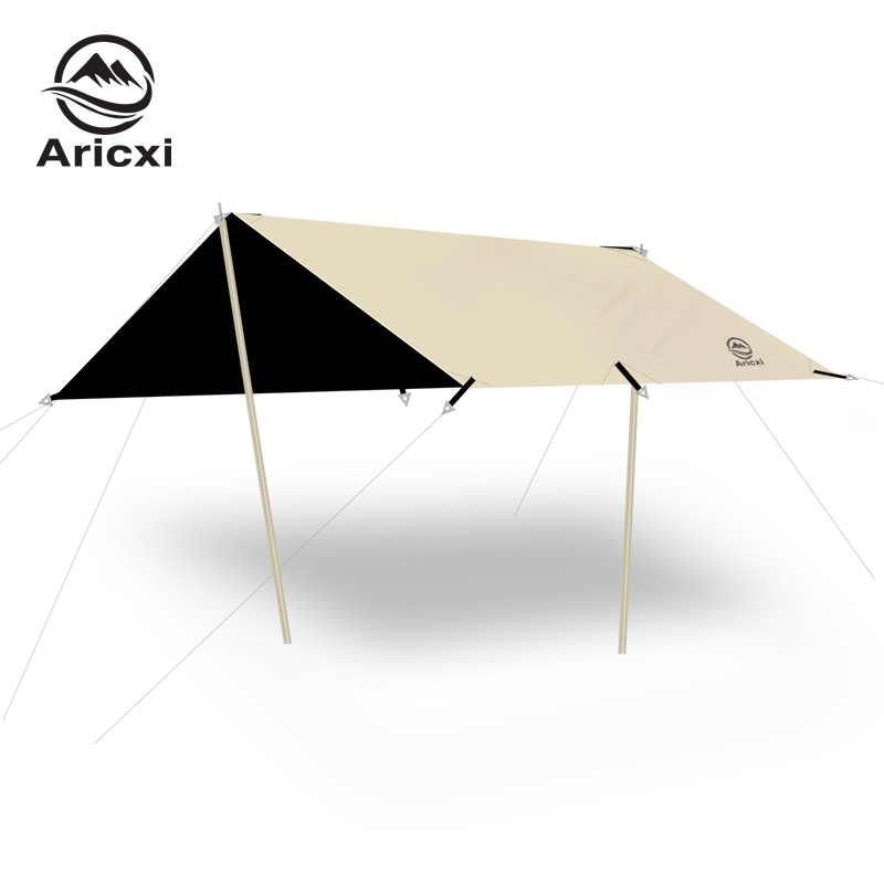 Outdoor Camping Dome - Aricxi Black Coating Tarp Outdoor Camping