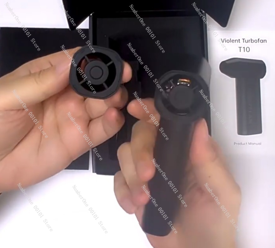 Outdoor Camping Fan - T10 Mini Handheld High-Speed Fan, Violent