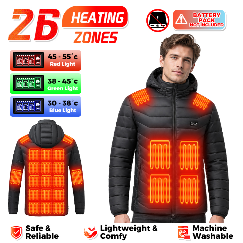 Outdoor Camping Zone - Heated Jacket 26 Heating Zones Waterproof