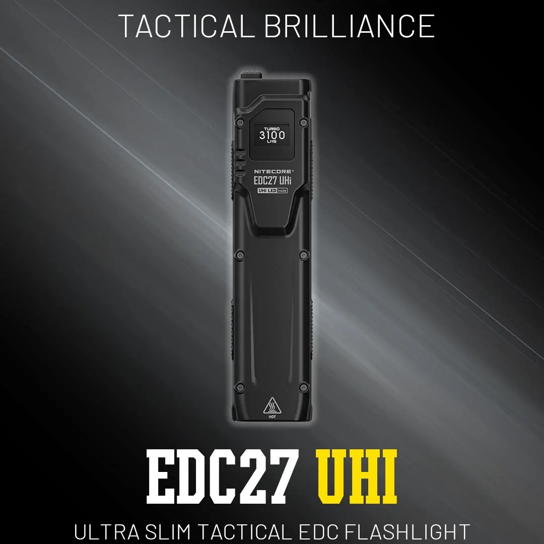 Outdoor Camping Lights - Convoy UHi Tactical EDC Flashlight 3100Lumens
