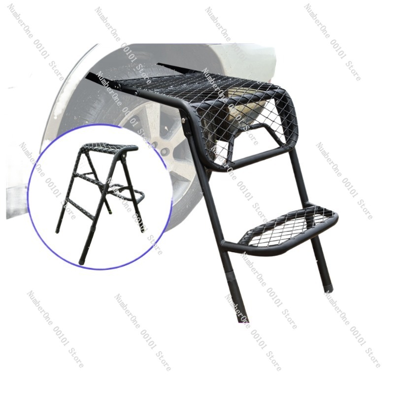 Camp Table Folding - Outdoor Folding Ladder and Table Combination