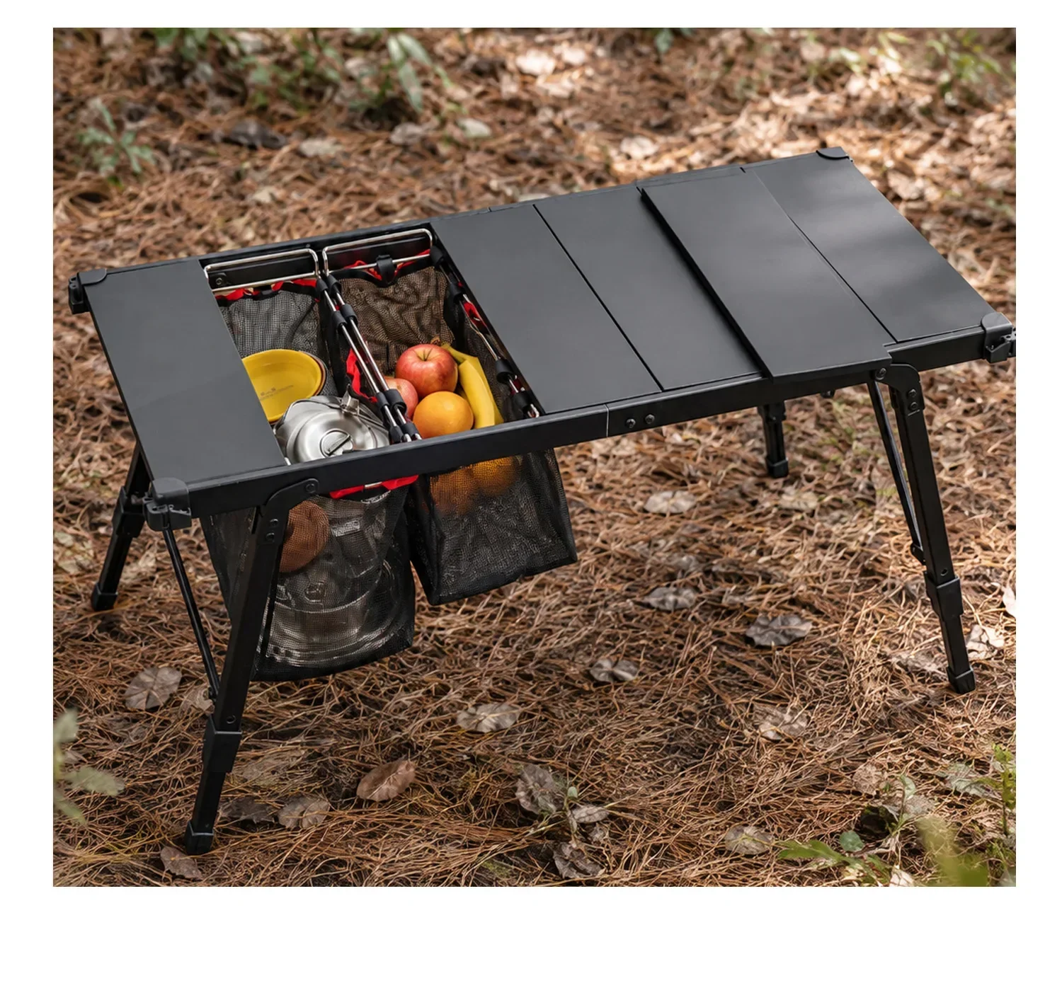 Outdoor Camping Table With Storage - 2026 IGT Camping Folding Table with