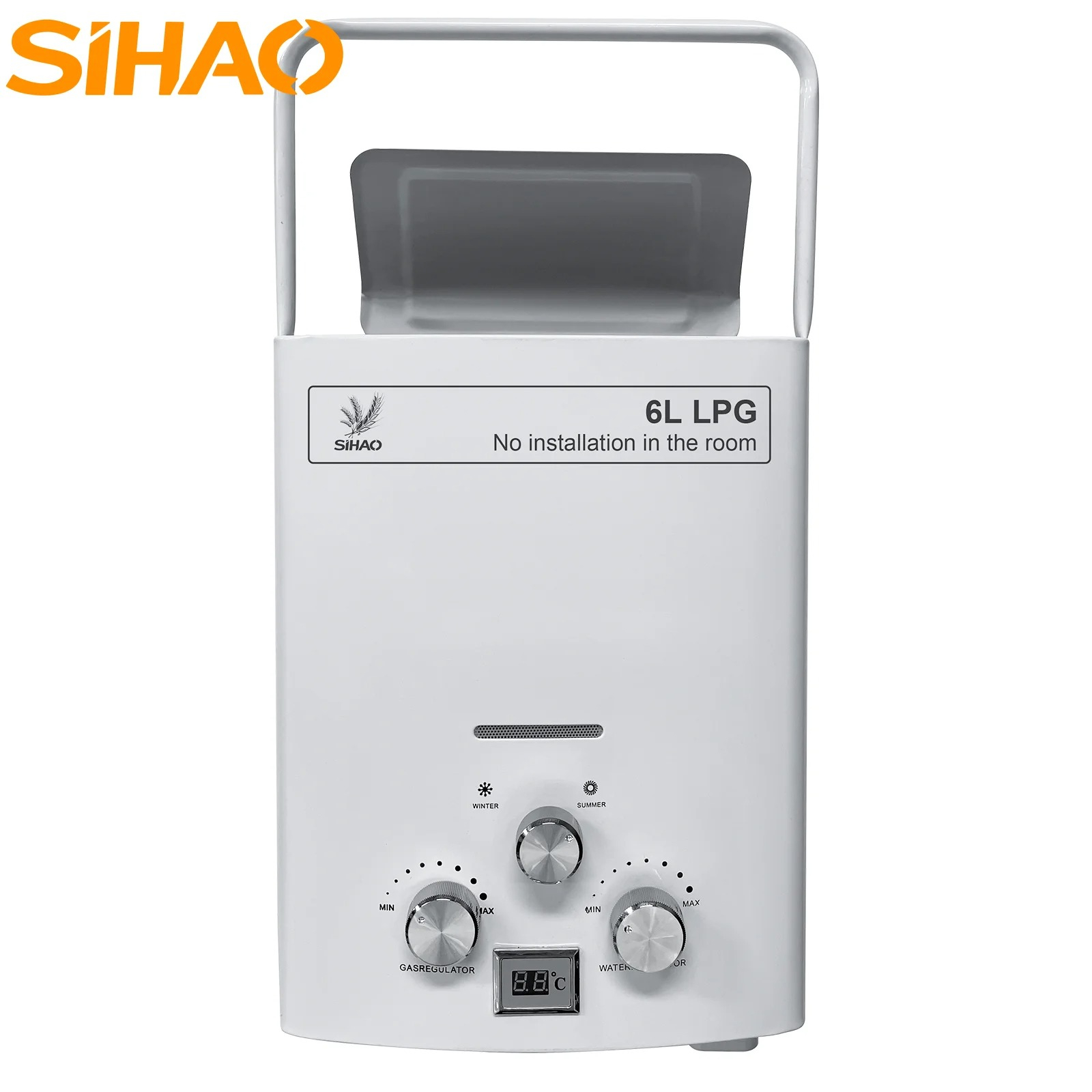 Outdoor Camping Water Heater - LPG Gas Water Heater|SIHAO 6L Portable