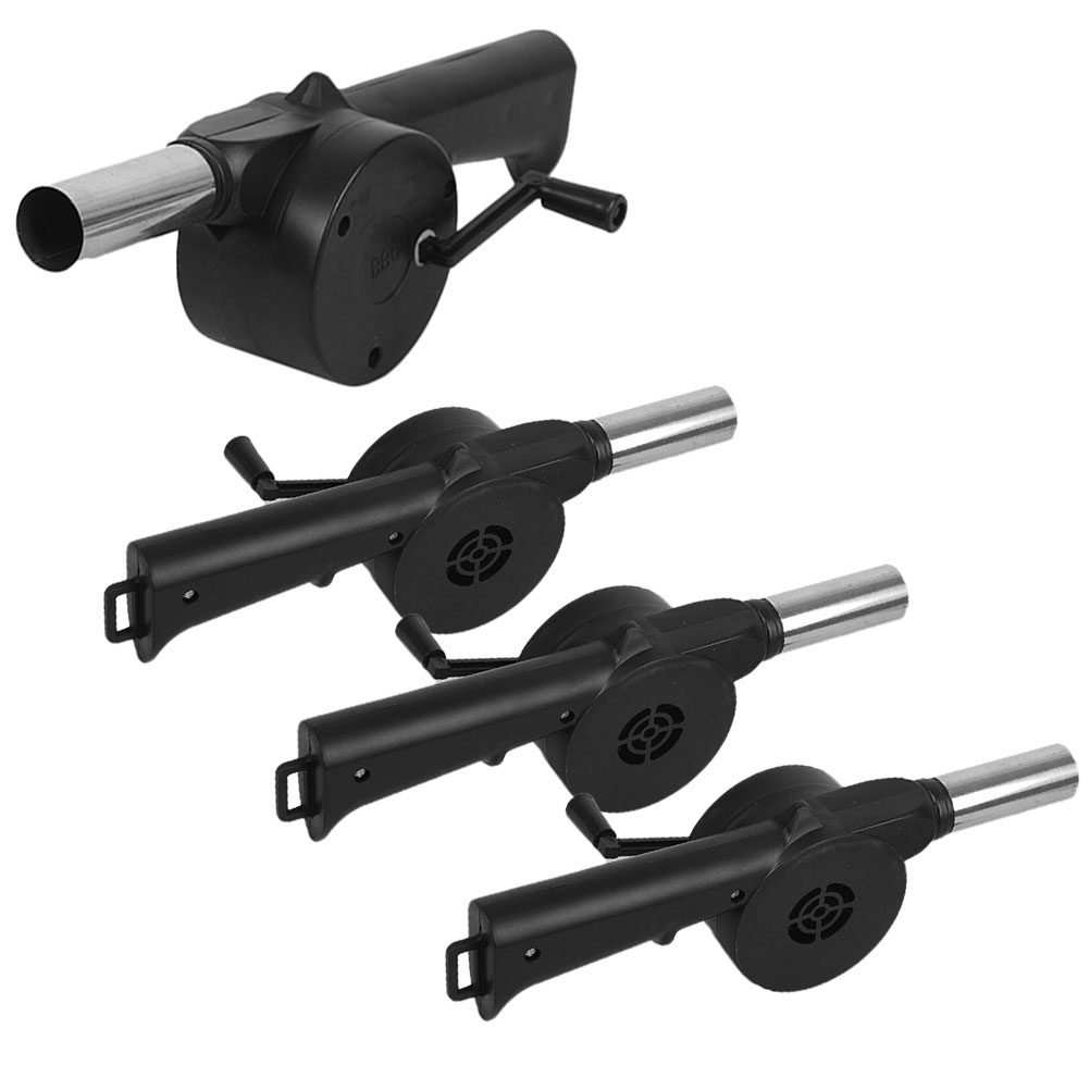 Outdoor Camping Fire - 4Pcs Hand Crank Blower Manual Barbecue