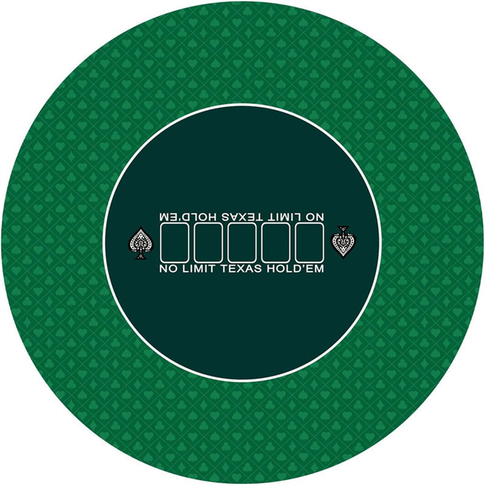 Camp Table Folding - Round Rubber Professional Casino Mat Entertainment
