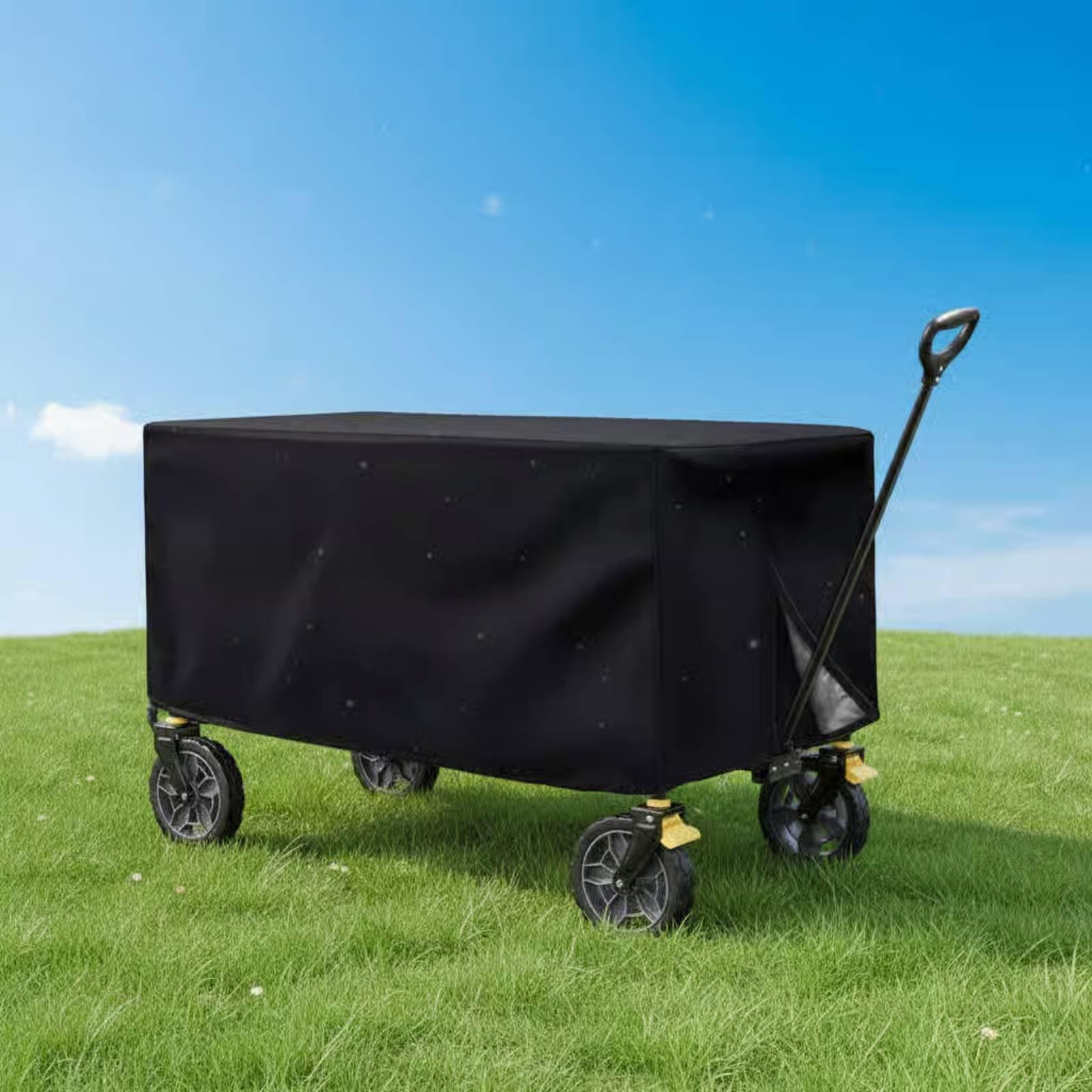 Outdoor Camping Wagon - Folding Wagon Cart Rain Cover Dustproof