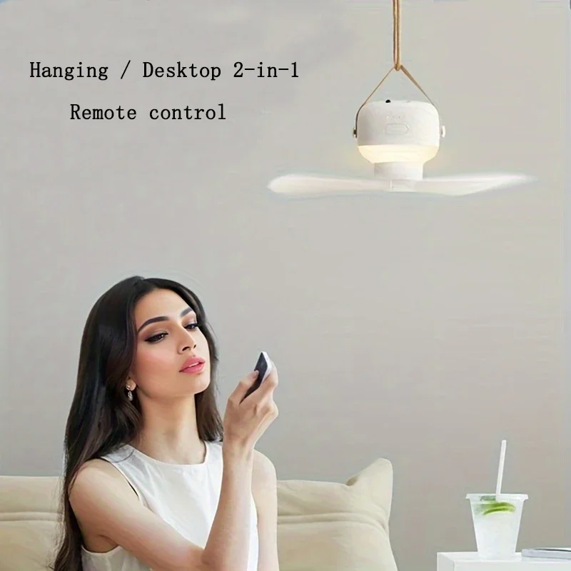Portable Rechargeable Ceiling  - Outdoor Camping Fan recension och pris