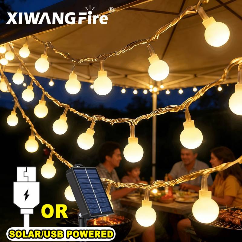 3-10M Solar/USB/Battery String - Outdoor Camping Lights recension och pris