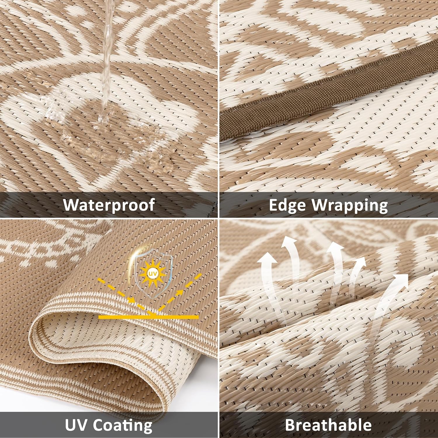 Waterproof Outdoor Rug 9x12, P - Outdoor Camping Rugs 9X12 recension och pris