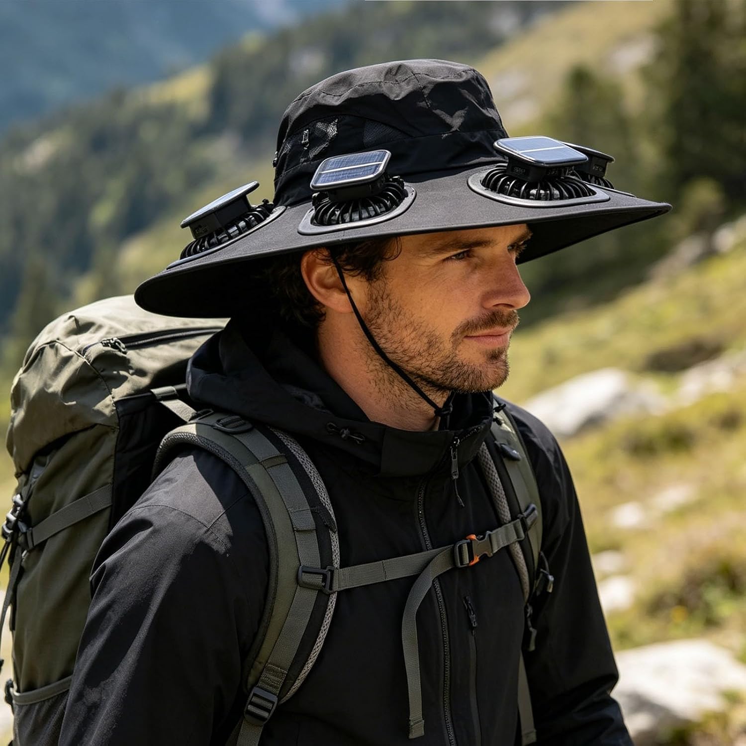 2026 Hot Summer 6 Fans Visor C - Outdoor Camping Fan recension och pris