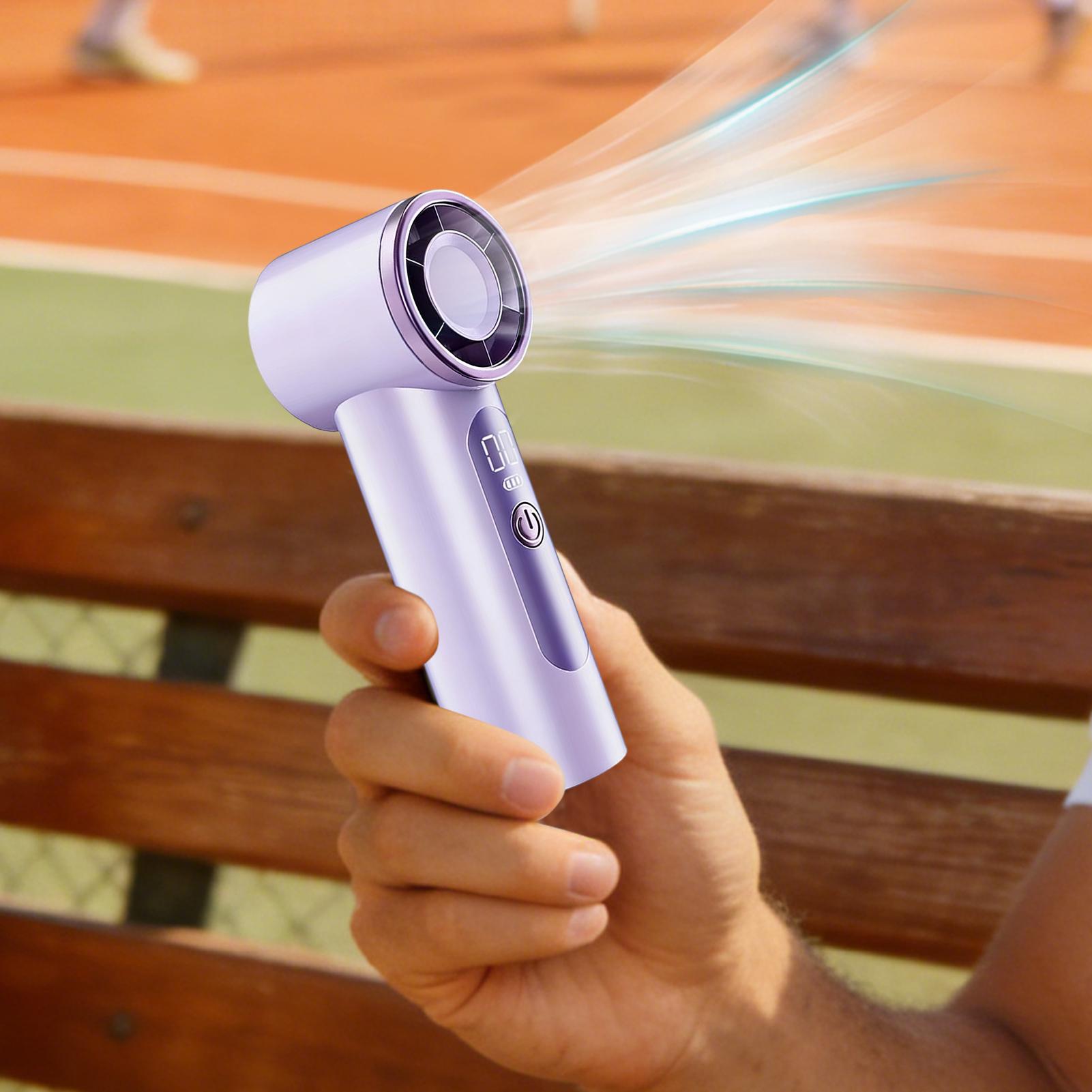 USB Rechargeable Mini Handheld - Outdoor Camping Fan recension och pris