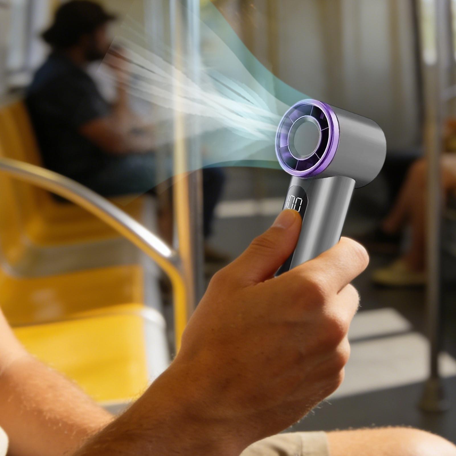 USB Rechargeable Mini Handheld - Outdoor Camping Fan recension och pris