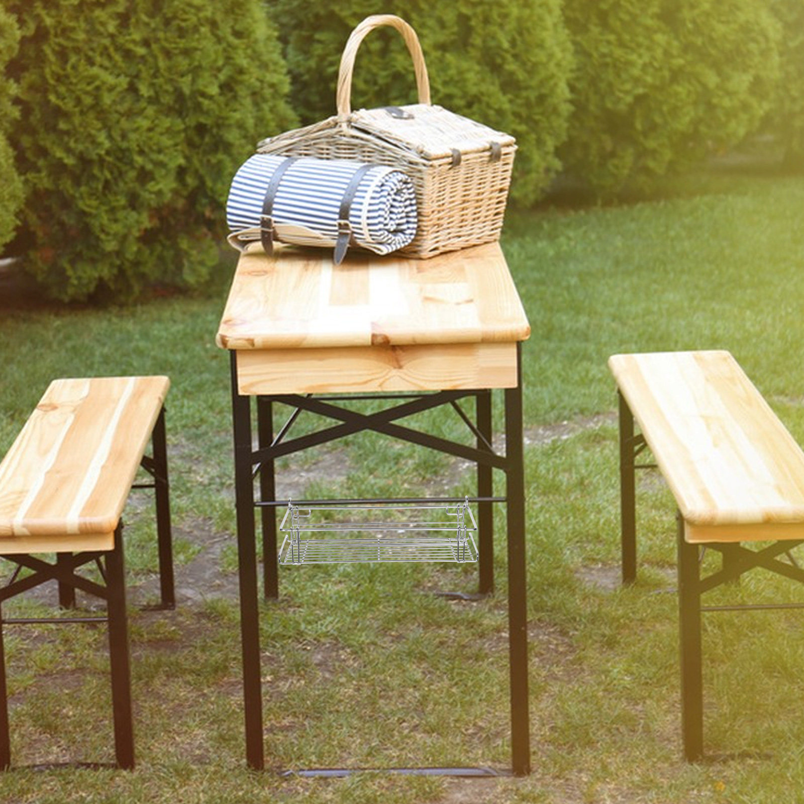 Foldable Outdoor Camping Side  - Outdoor Camping Table With Storage recension och pris