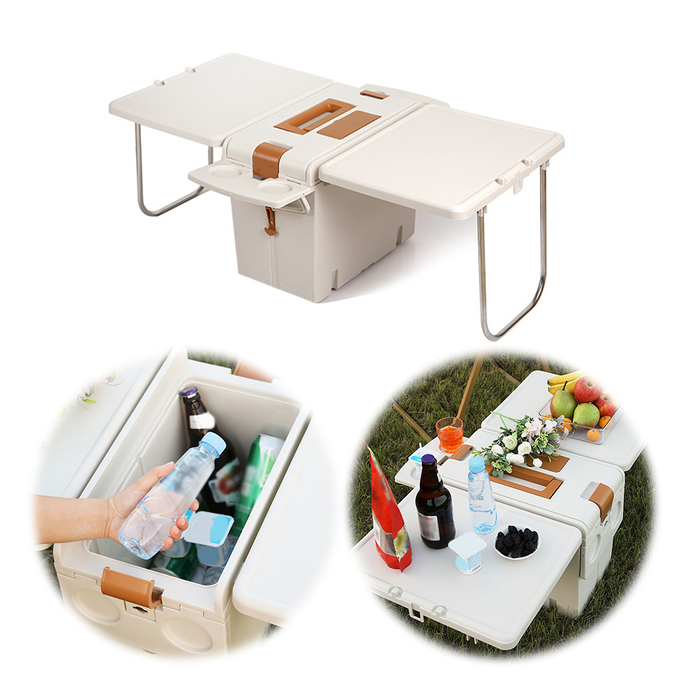 Multifunctional Camping Foldin - Outdoor Camping Table With Storage recension och pris