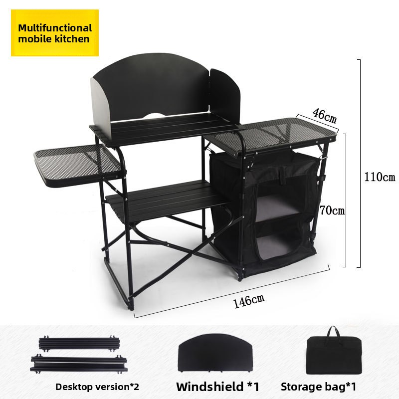 Multifunctional Outdoor Mobile - Outdoor Camping Table With Storage recension och pris