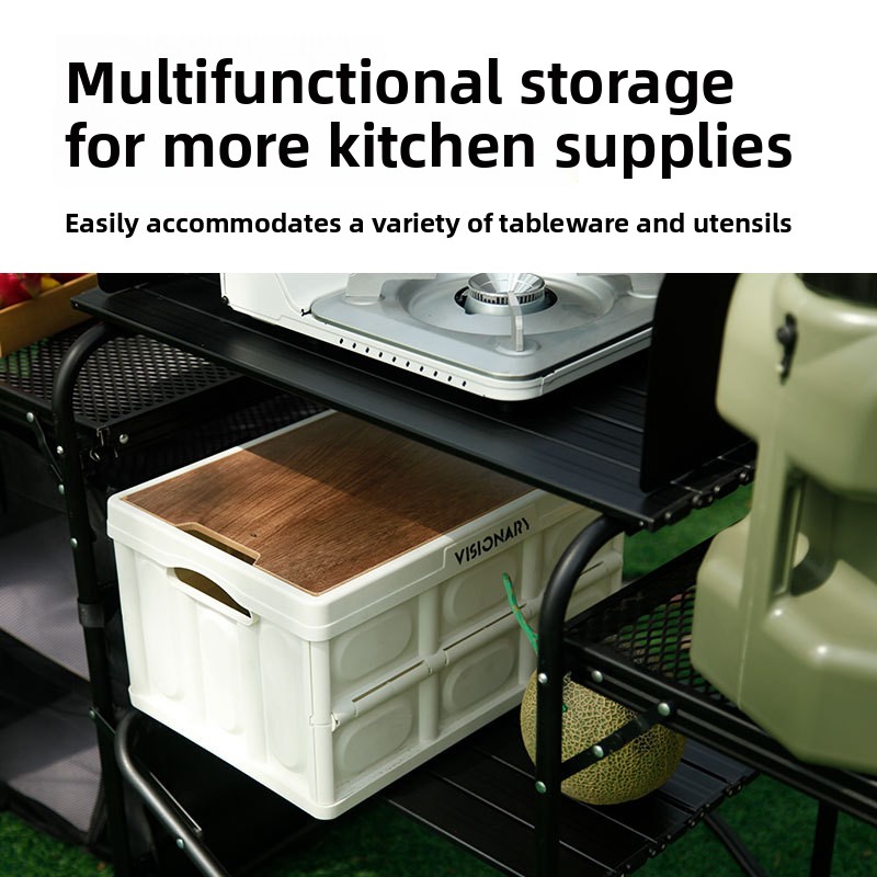 Multifunctional Outdoor Mobile - Outdoor Camping Table With Storage recension och pris