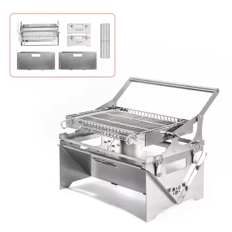 Custom Foldable Portable Campf - Outdoor Camping Fire Pit recension och pris