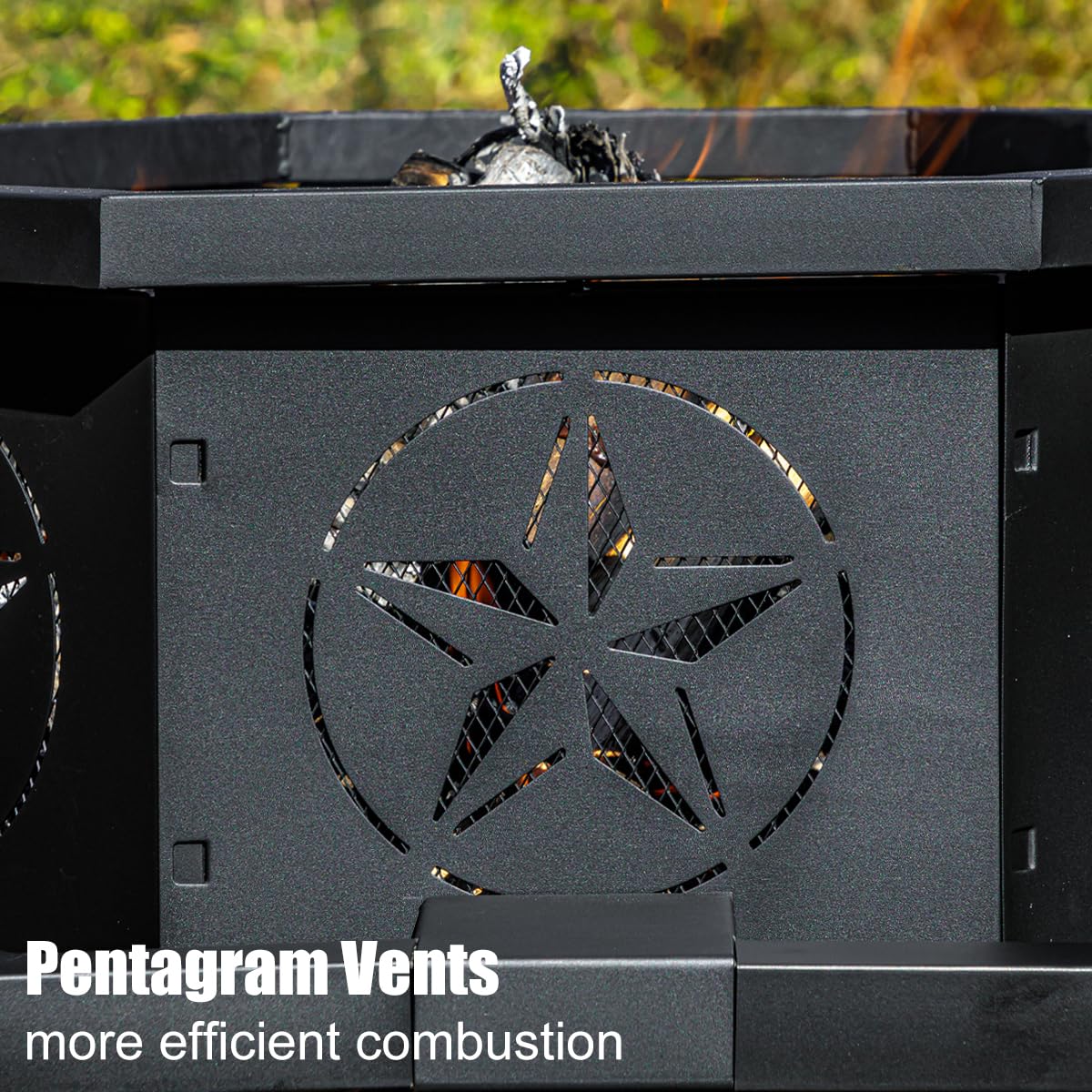 Outdoor Fire Pit with Fire Pok - Outdoor Camping Fire Pit recension och pris