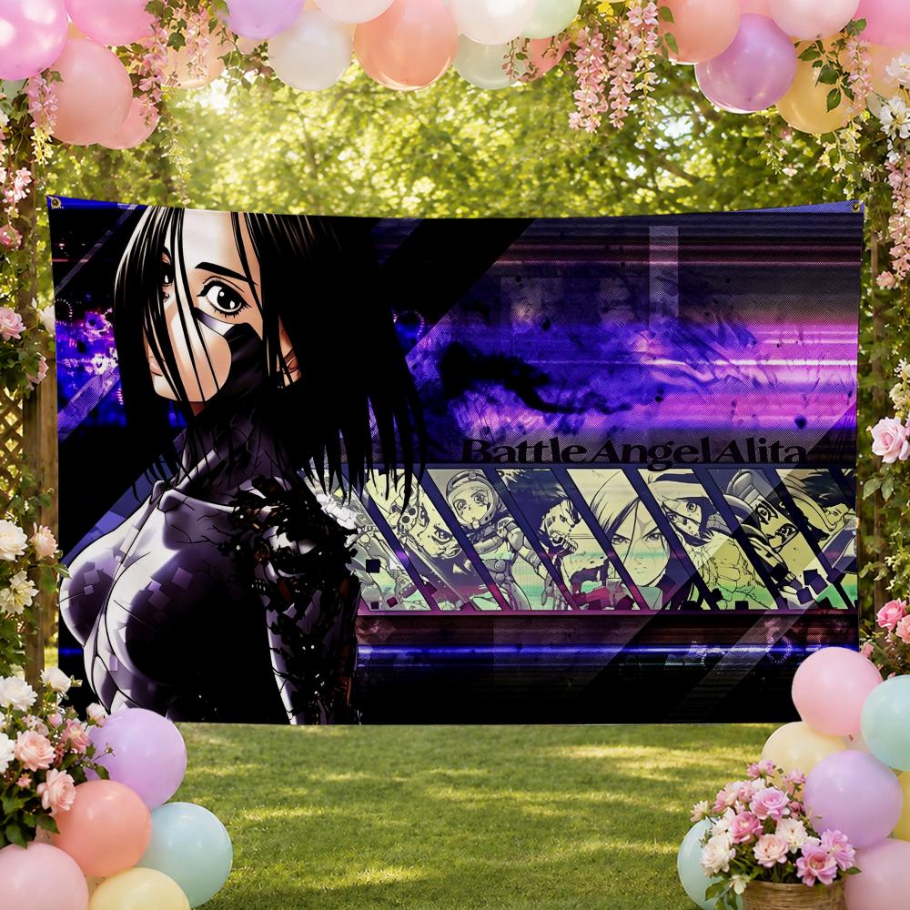 Battle Angel Alita Flags Fan B - Outdoor Camping Fan recension och pris
