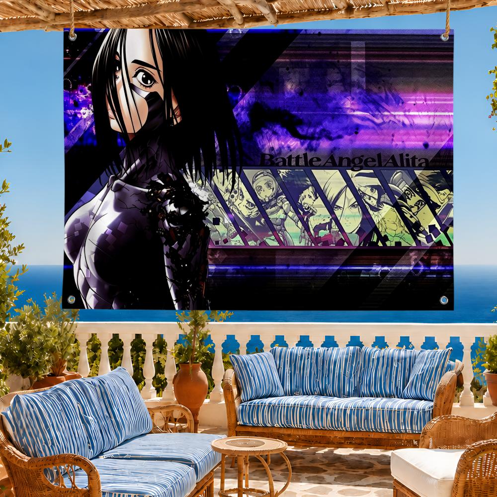 Battle Angel Alita Flags Fan B - Outdoor Camping Fan recension och pris