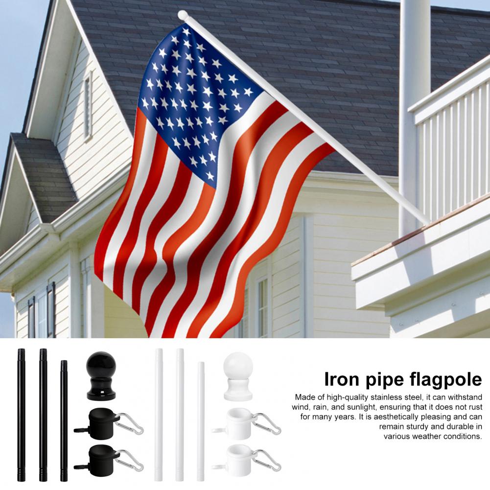 Stainless Steel Flag Pole Kit  - Outdoor Camping House recension och pris