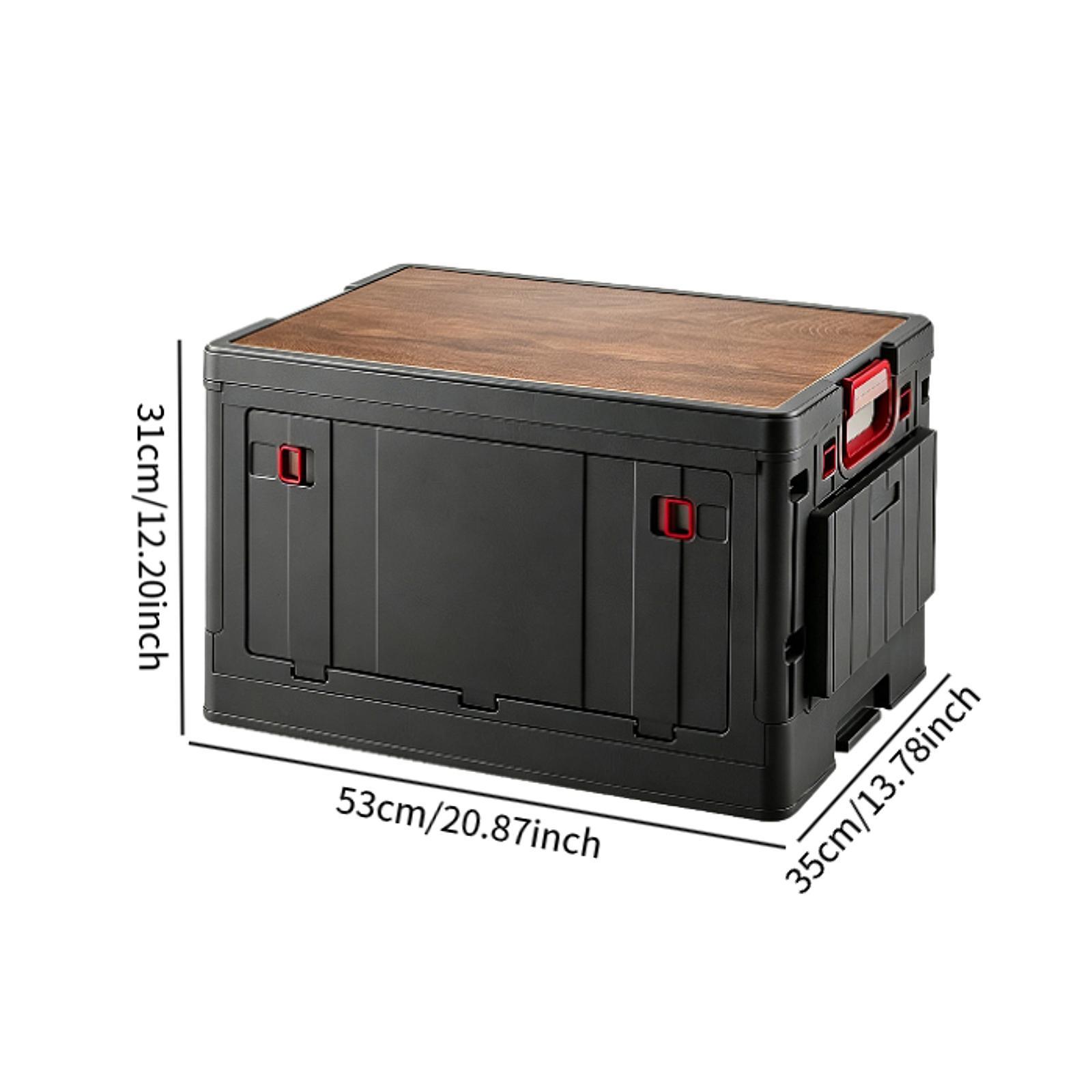 Portable Camping Storage Box w - Outdoor Camping Table With Storage recension och pris