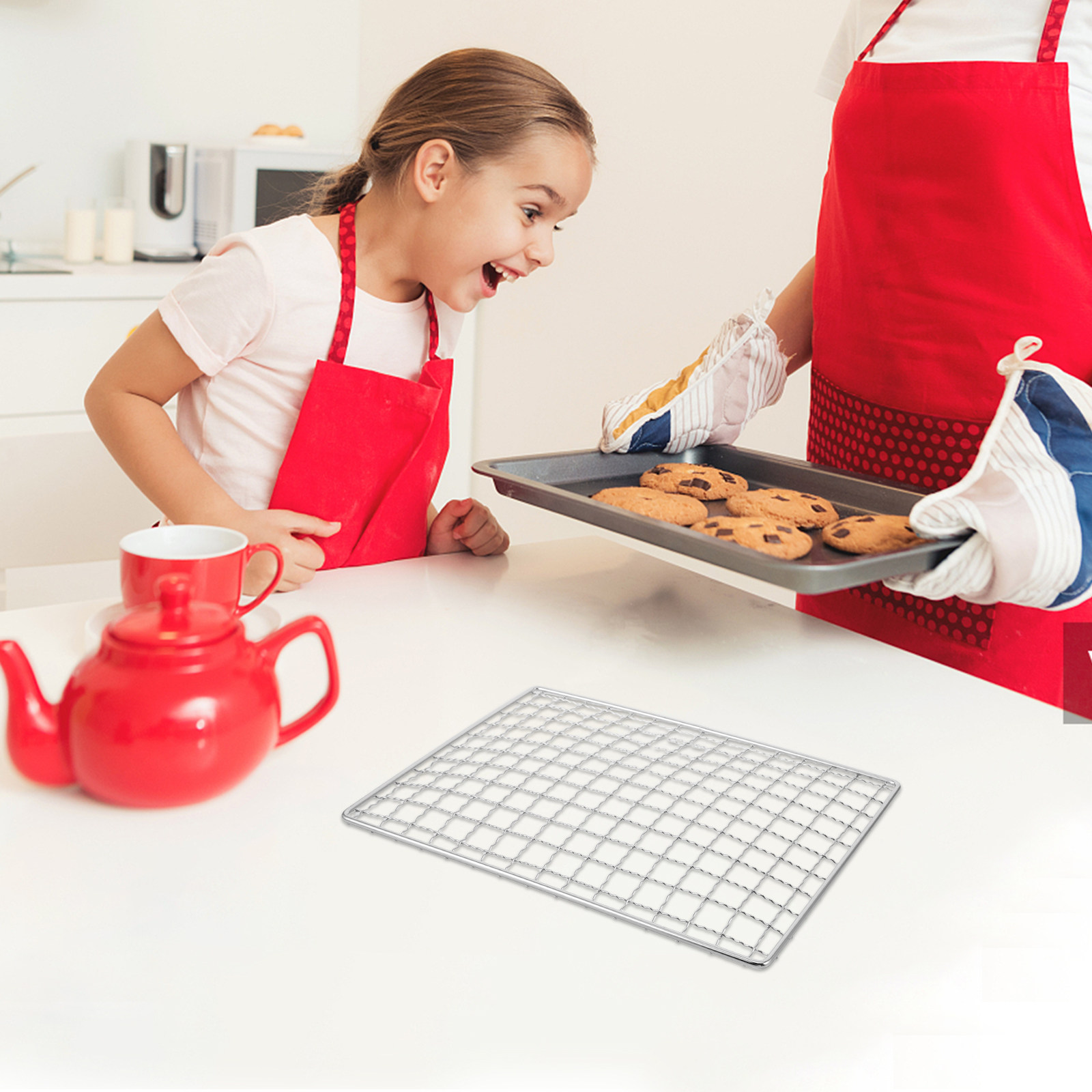 Stainless Steel Grill Mat Non  - Outdoor Camping Grill recension och pris
