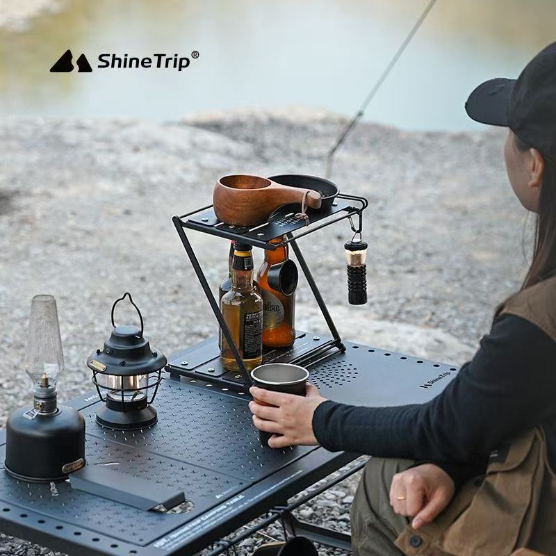 ShineTrip Z-Type Foldable Camp - Outdoor Camping Table With Storage recension och pris