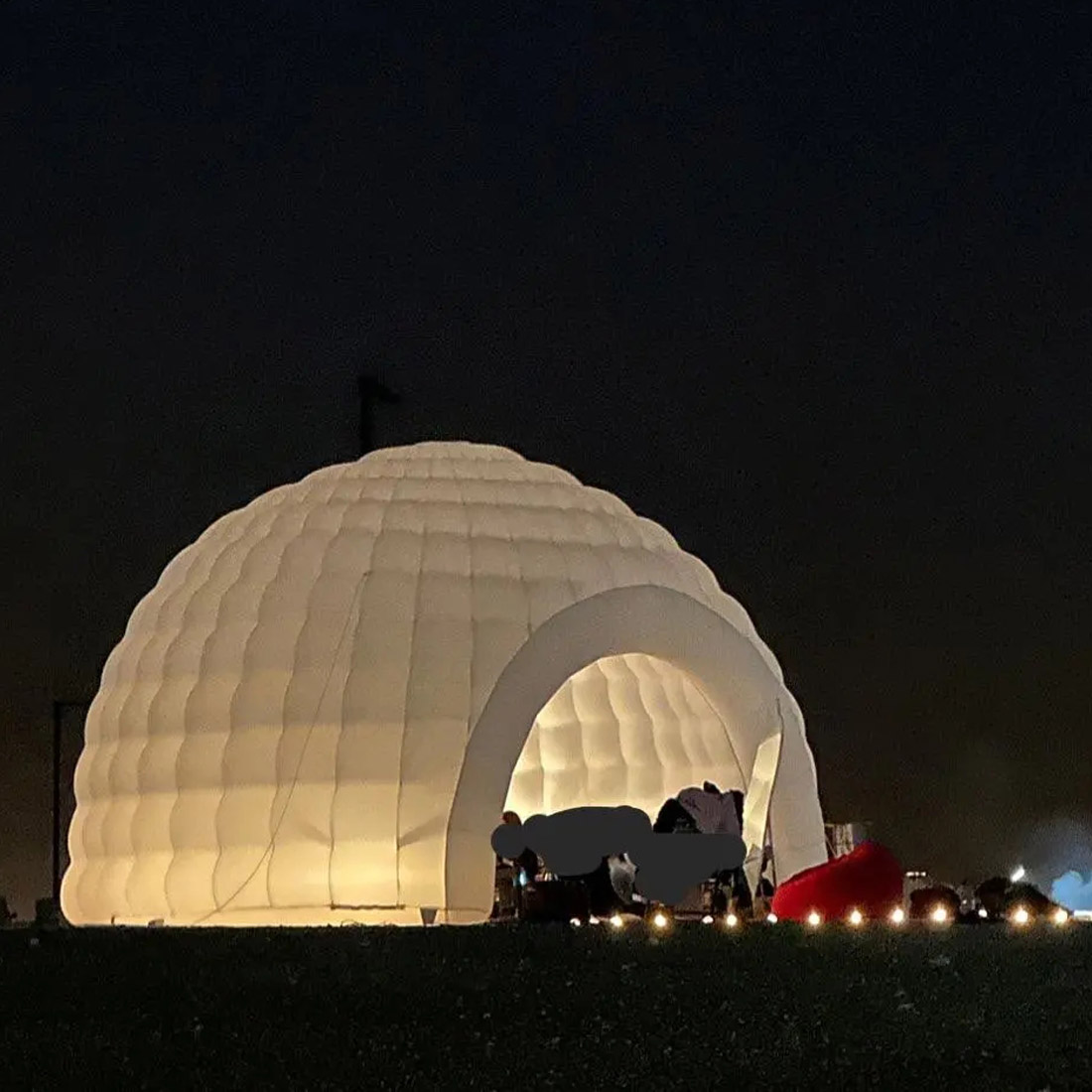 Portable LED Inflatable Igloo  - Outdoor Camping Dome recension och pris