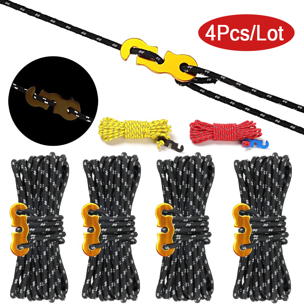 4Pcs Outdoor Guy Lines Tent Co - Outdoor Camping House recension och pris