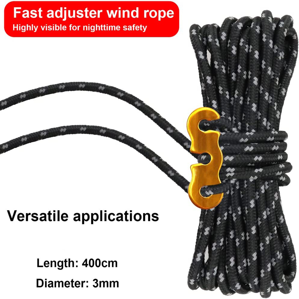 4Pcs Outdoor Guy Lines Tent Co - Outdoor Camping House recension och pris