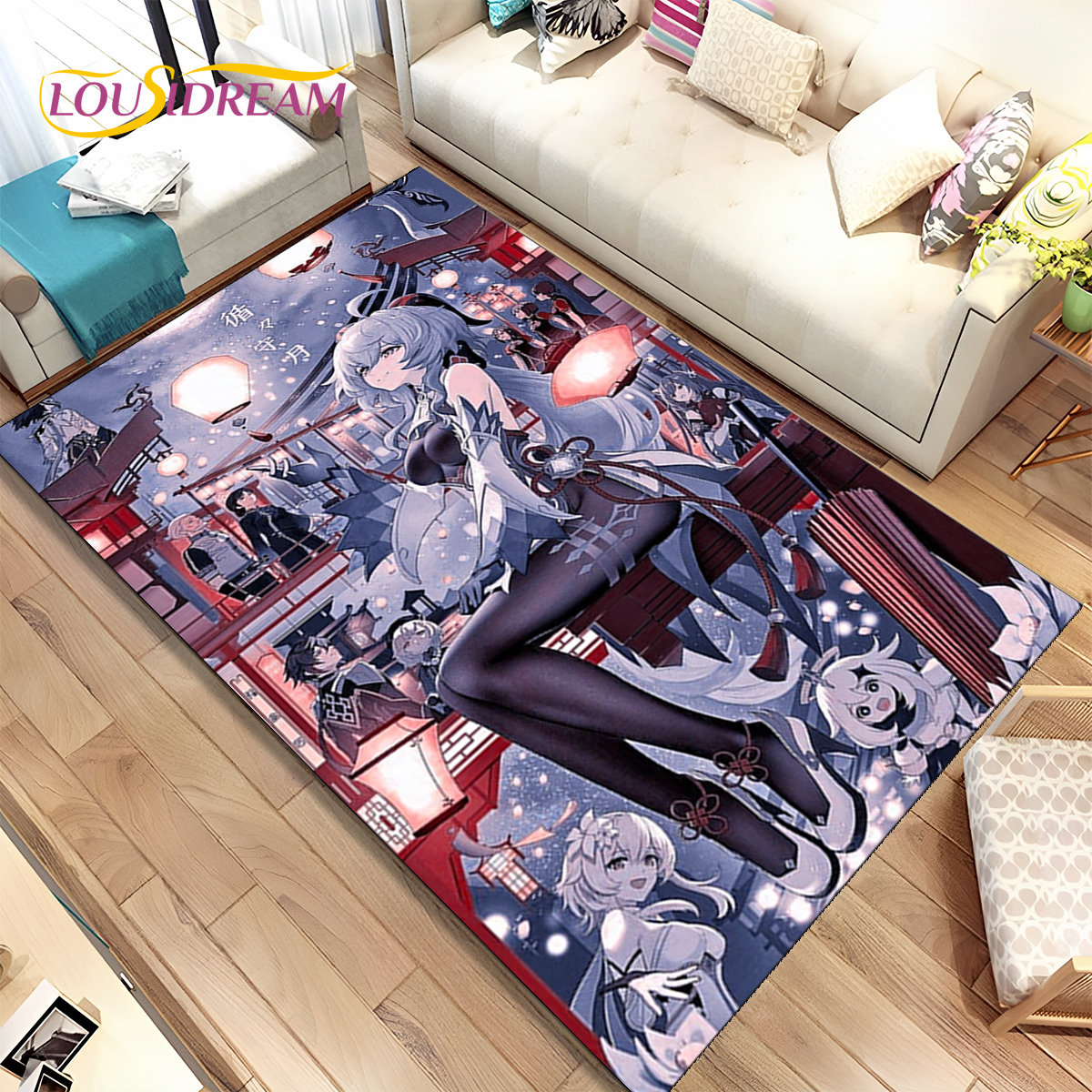 Genshin Impact Cartoon Game Ar - Outdoor Camping Rug recension och pris