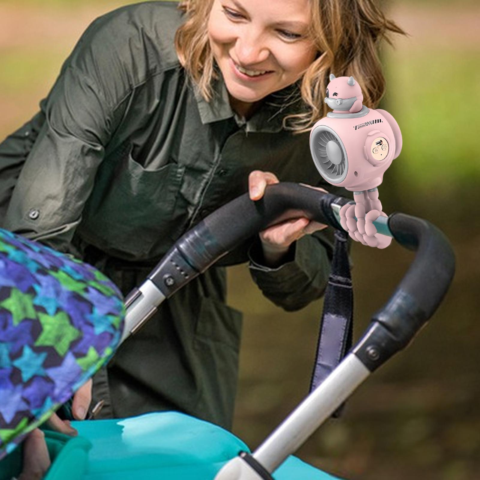 Stroller Misting Fan Clip Fan  - Outdoor Camping Fan recension och pris
