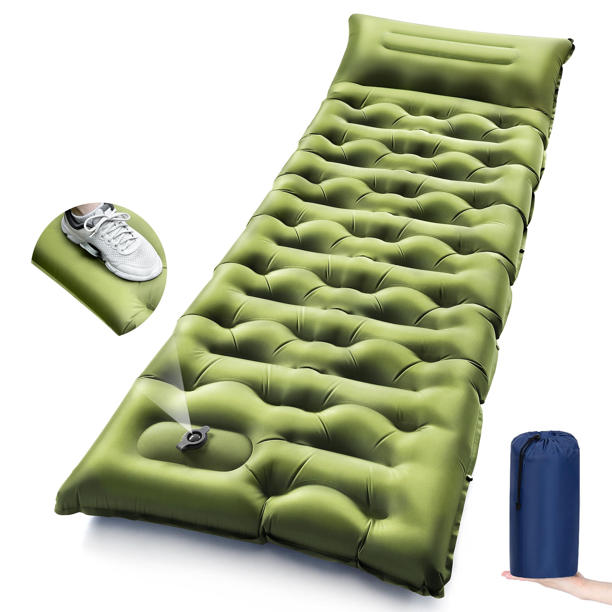 Thick Inflatable Camping Sleep - Inflatable Mattress recension och pris
