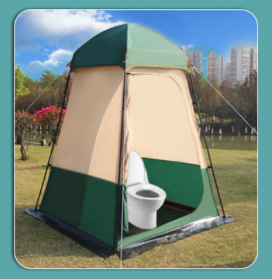 Large Size Oxford Fabric Four- - Outdoor Camping Toilet Tent recension och pris
