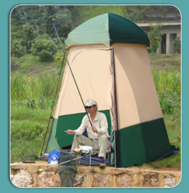 Large Size Oxford Fabric Four- - Outdoor Camping Toilet Tent recension och pris