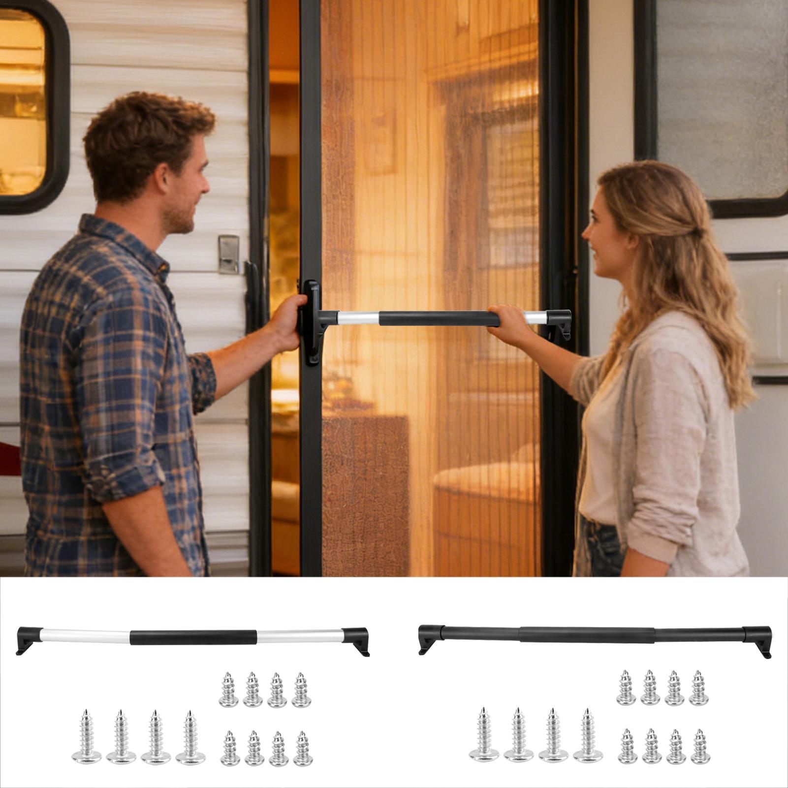 RV Screen Door Bar Adjustable  - Outdoor Camping Rental recension och pris