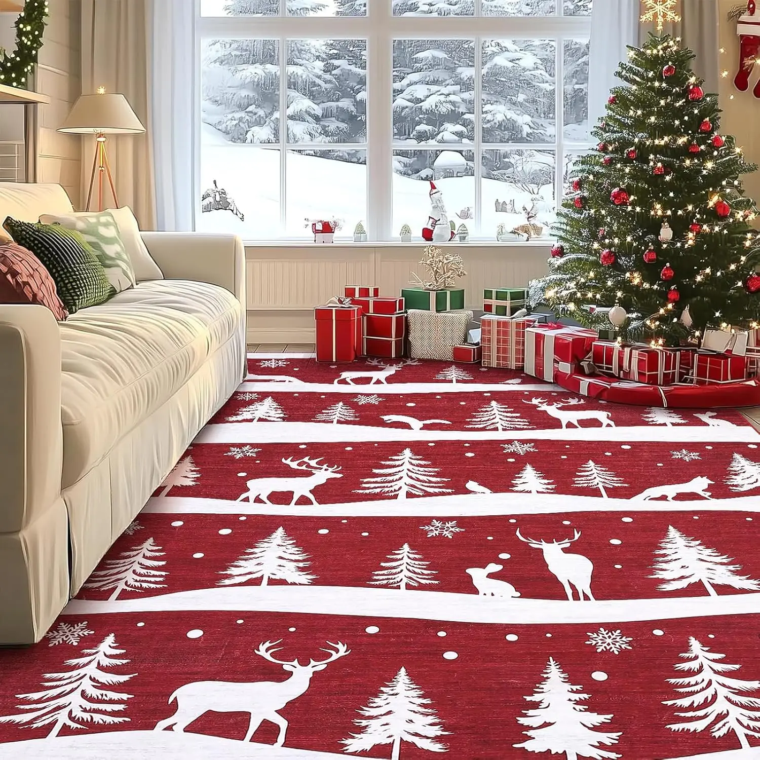 Garvee 9X12/8X10FT Area Rugs C - Outdoor Camping Rugs 9X12 recension och pris