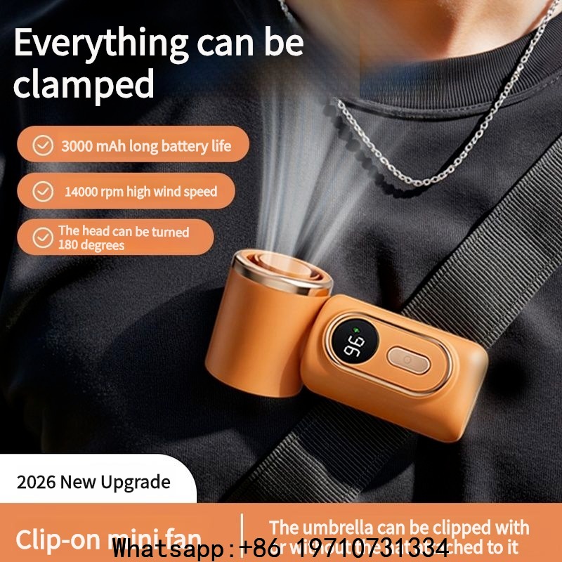 Portable Handheld Fan Mini Cli - Outdoor Camping Fan recension och pris