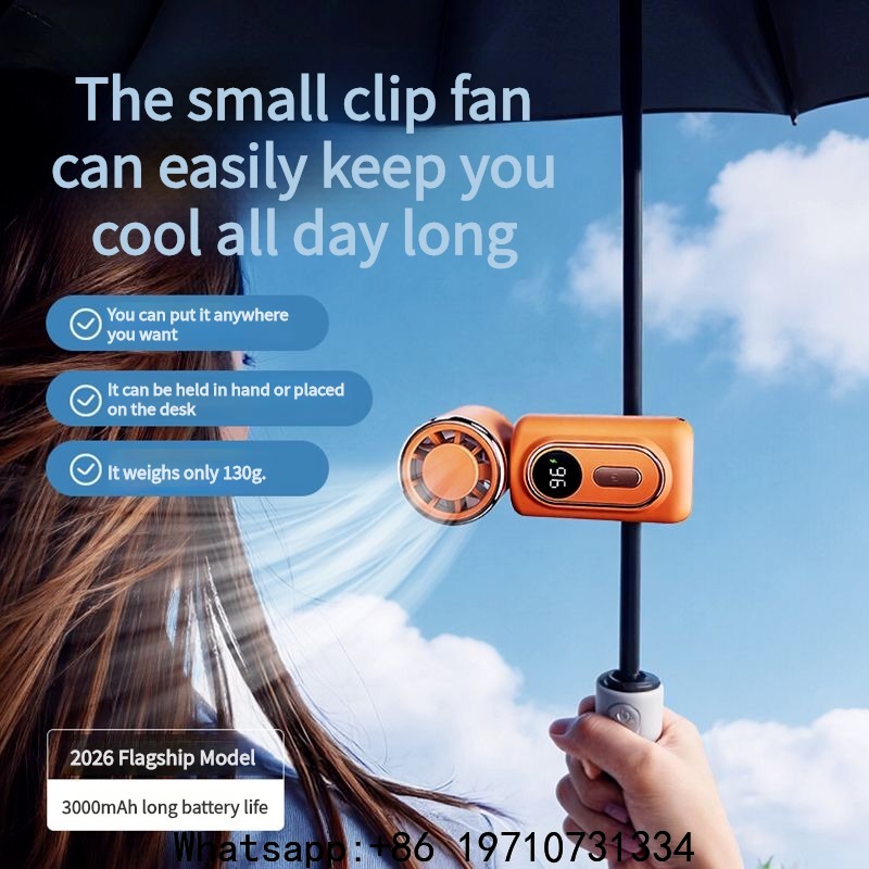 Portable Handheld Fan Mini Cli - Outdoor Camping Fan recension och pris