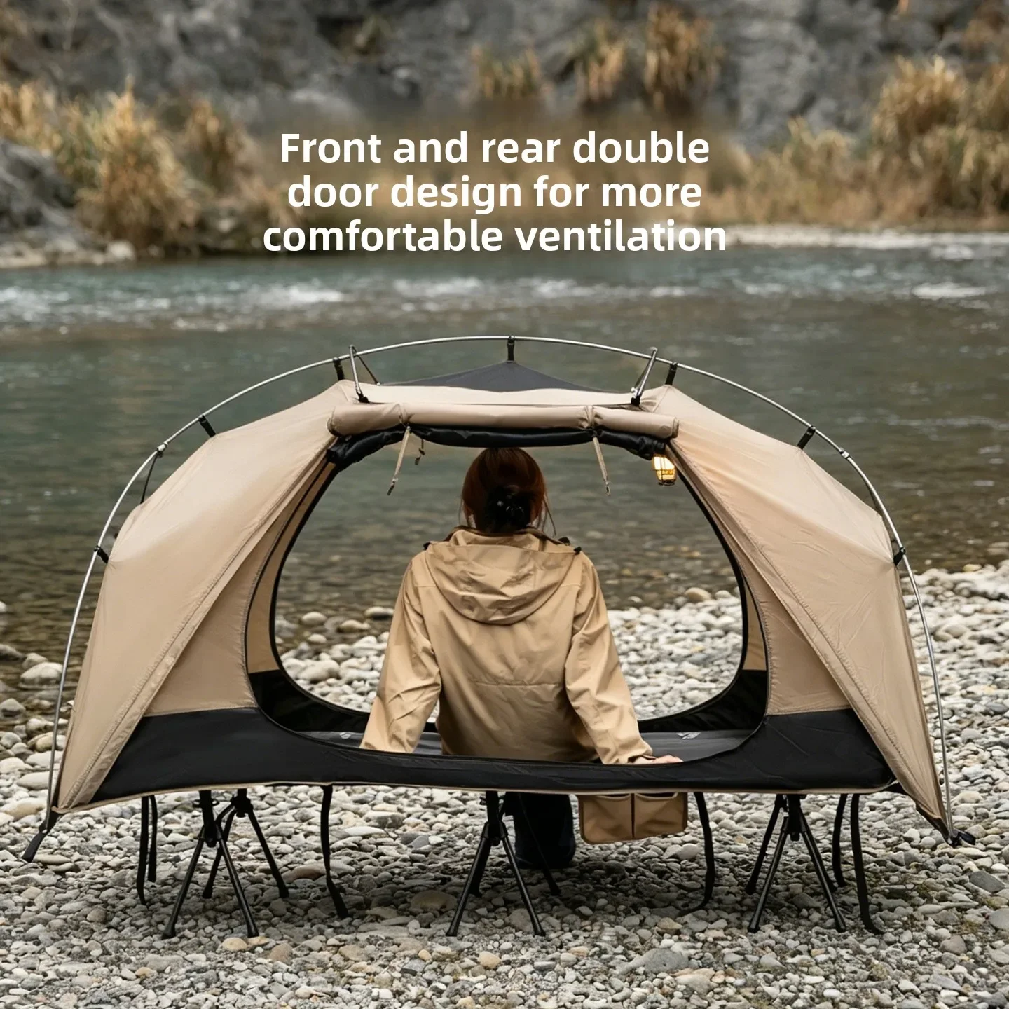 MOUNTAINHIKER Outdoor Camp Bed - Outdoor Camping House recension och pris