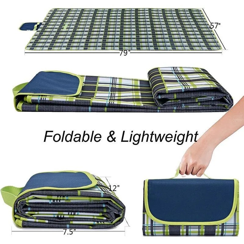 Camping Beach Mat Plaid Portab - Outdoor Camping Rug recension och pris