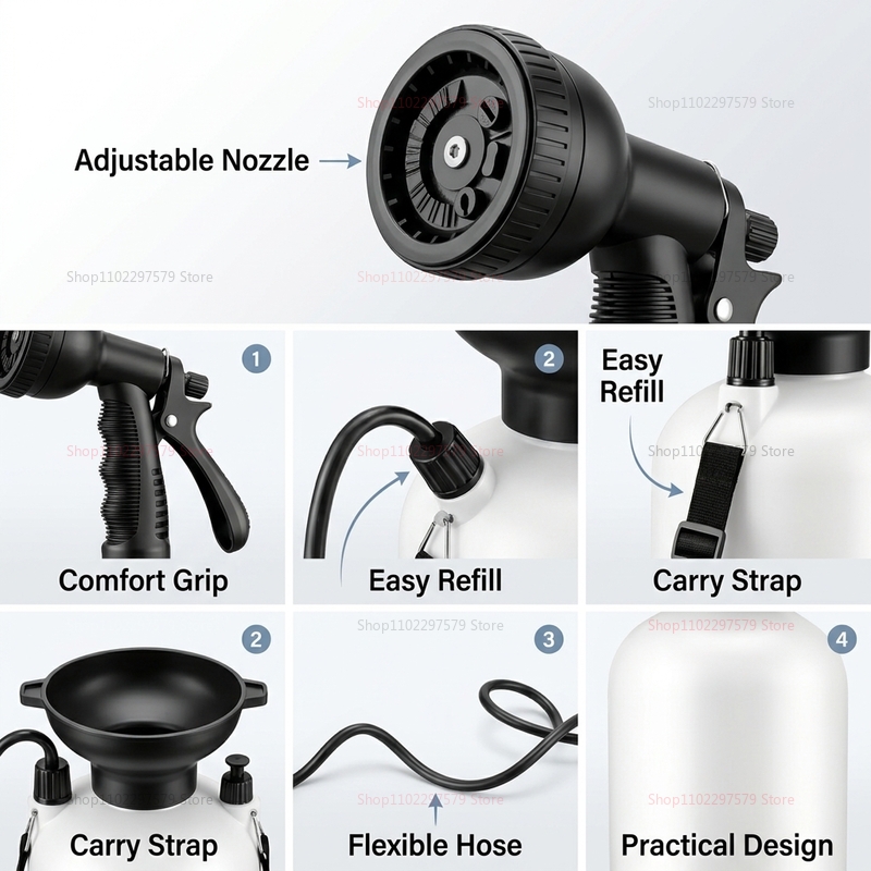 5L Portable Camping Shower Man - Outdoor Camping Water Heater recension och pris