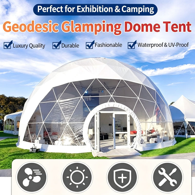 Prefabricated Glamping House G - Outdoor Camping Dome recension och pris