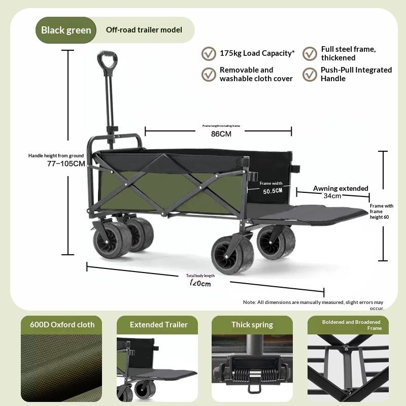 Factory Sale Four Wheel Platfo - Outdoor Camping Wagon recension och pris