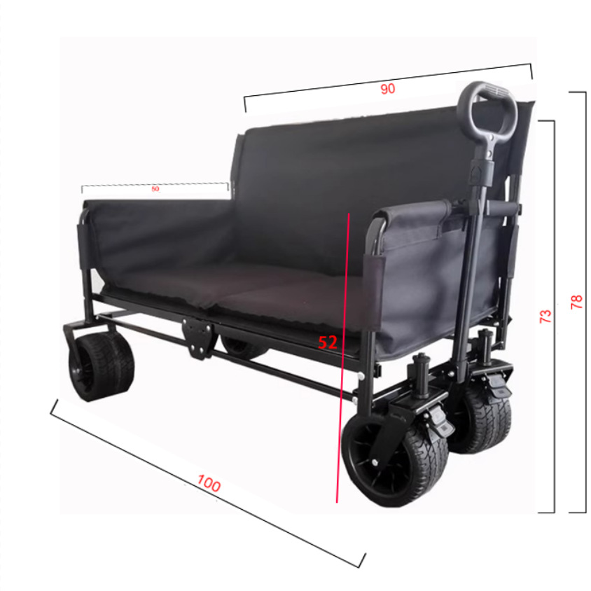 JXFT Multifunctional Four-Whee - Outdoor Camping Wagon recension och pris
